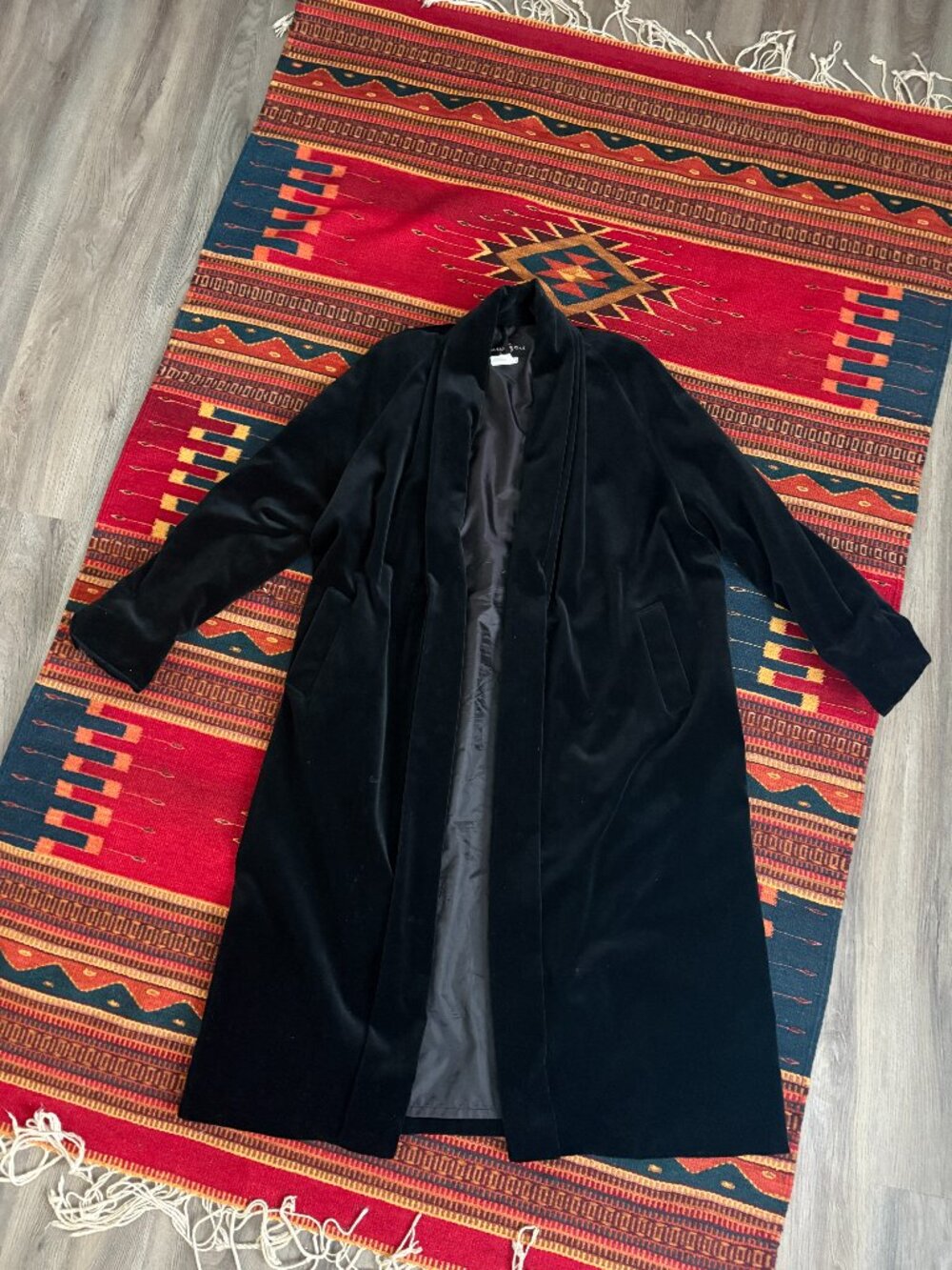Vintage Collection S Longline Velvet Jacket